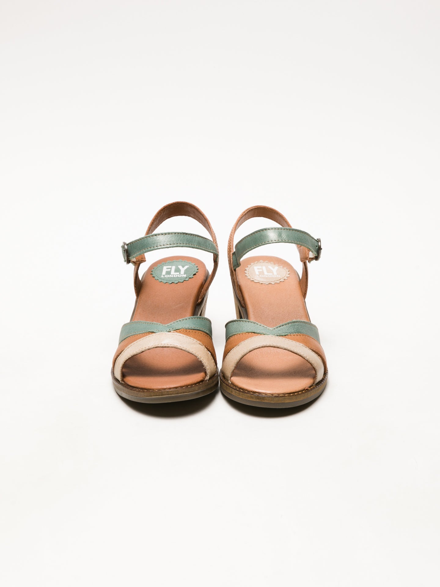 Fly London Multicolor Buckle Sandals